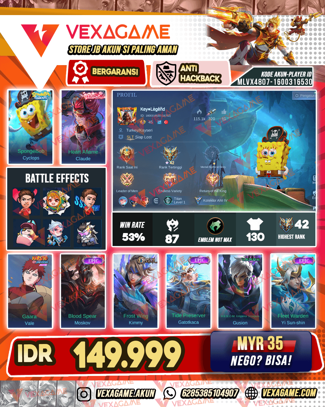 Cyclops Spongebob | Claude Valentine