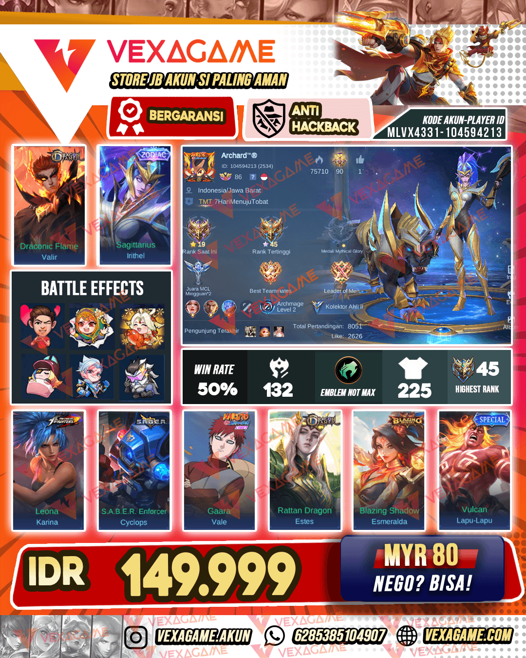 Irithel Zodiac | Hero + Emblem MAX