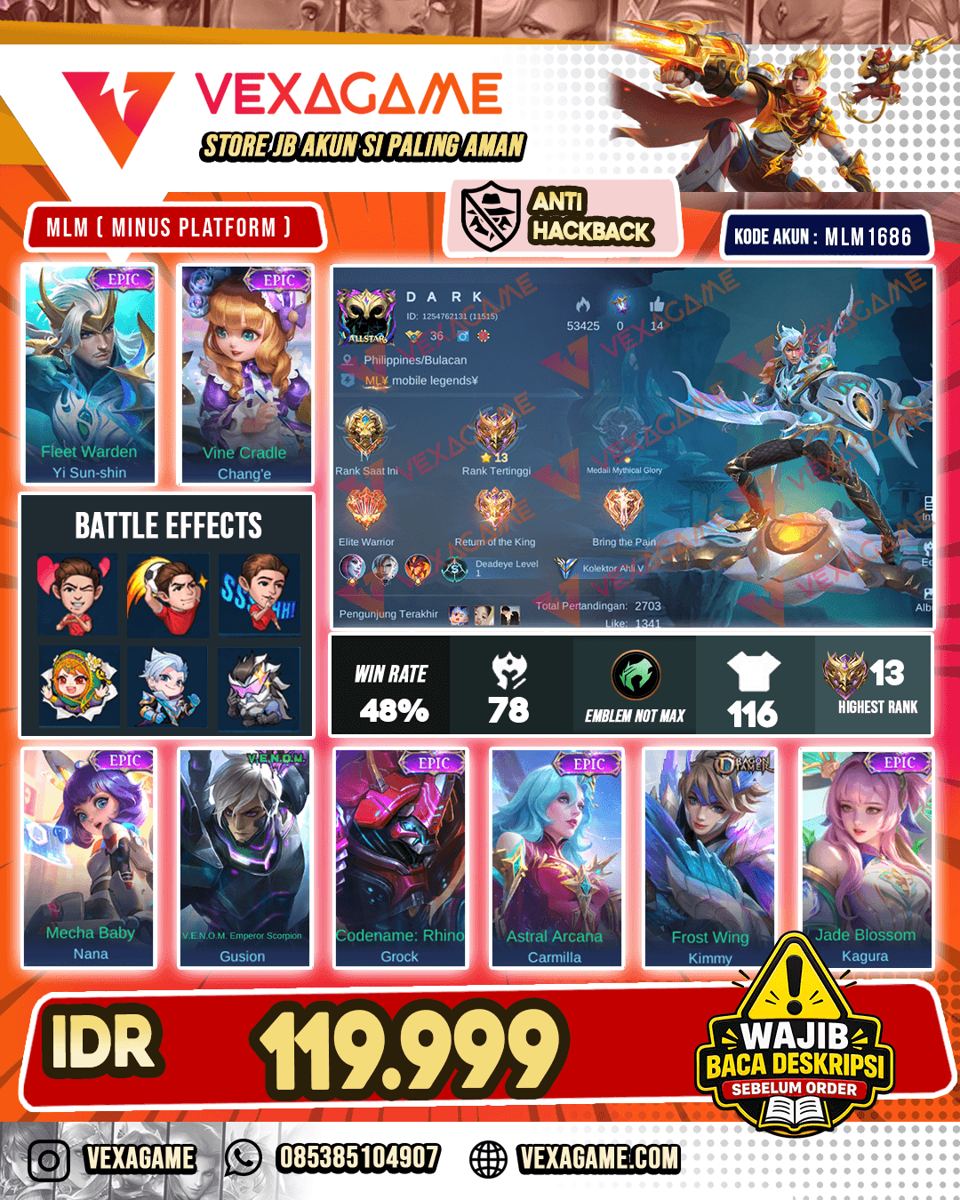 YSS Epic X Change Epic