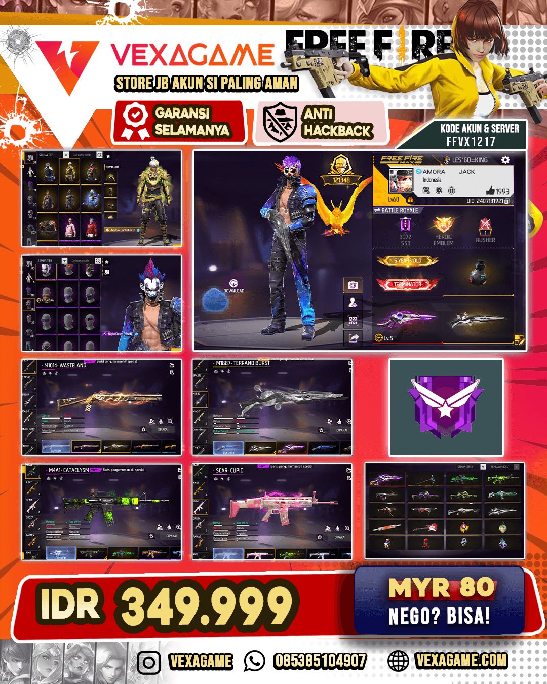 1 EVO (STERLING CONQUEROR) |  SG TERRANO BURS -  CHARGE BUSTER  | VAULT 200 ++