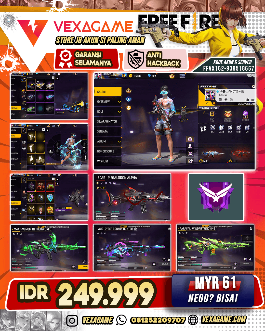 5 EVO Gun | Backpack Black Dragon | Backpack Sayap
