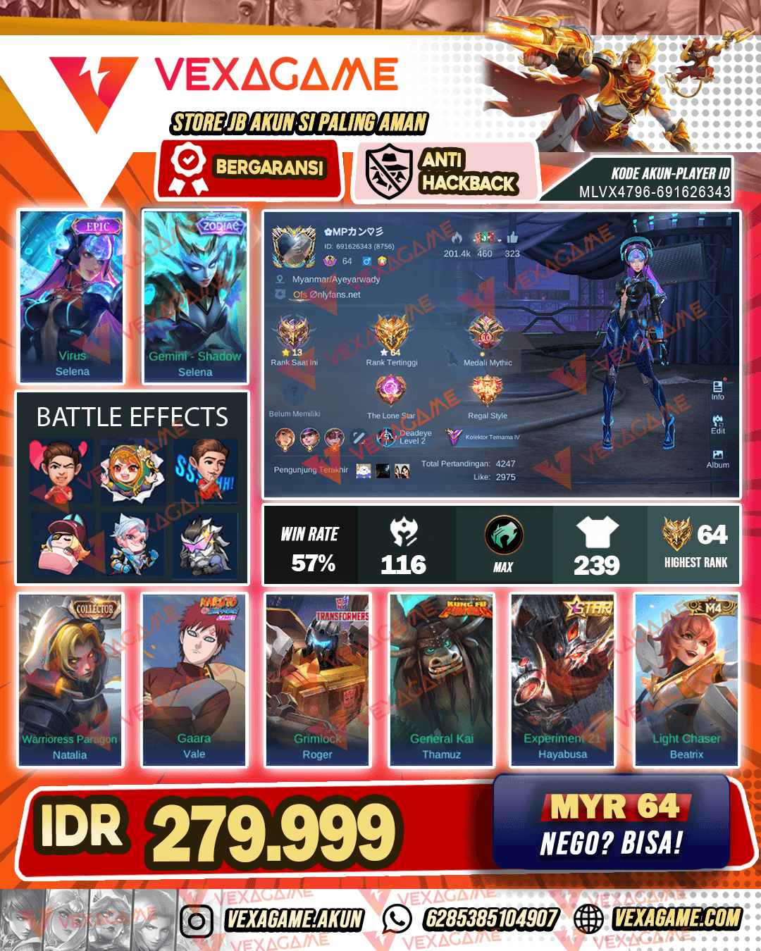 Selena Epic x Zodiac | Thamuz Kungfu Panda