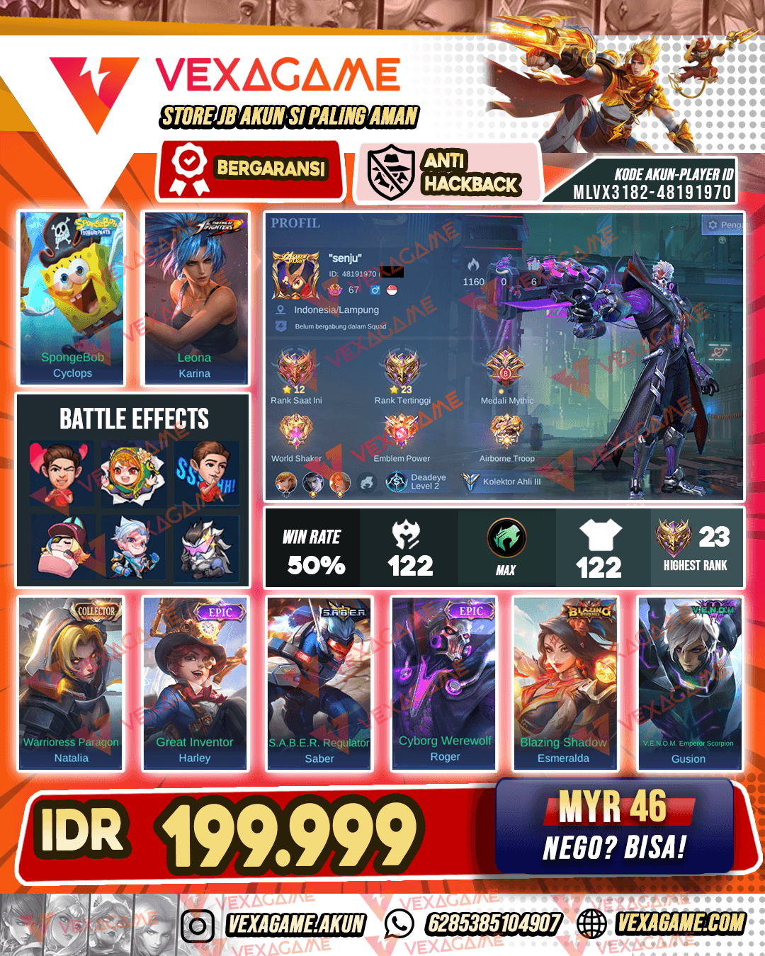 Cyclops Spongebob X Karina KOF | Emblem MAX