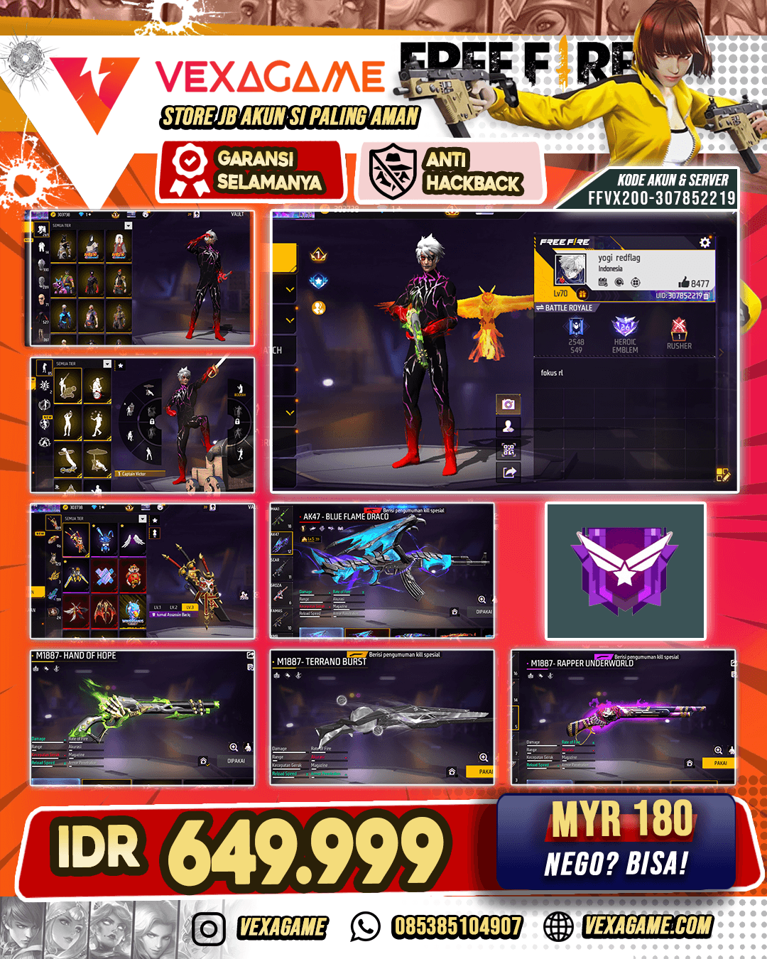 SG Lumut, SG Meteor, SG Rapper | FACE BTS ON | Vault 500++