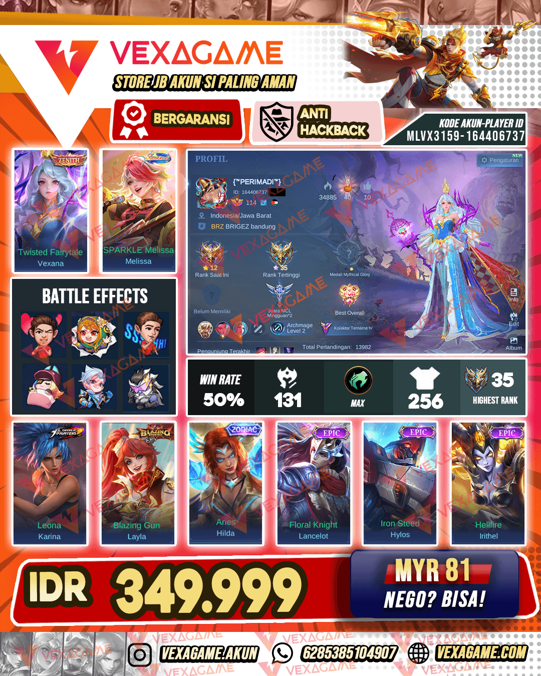 Vexana Zenith | Melisa Sparkle