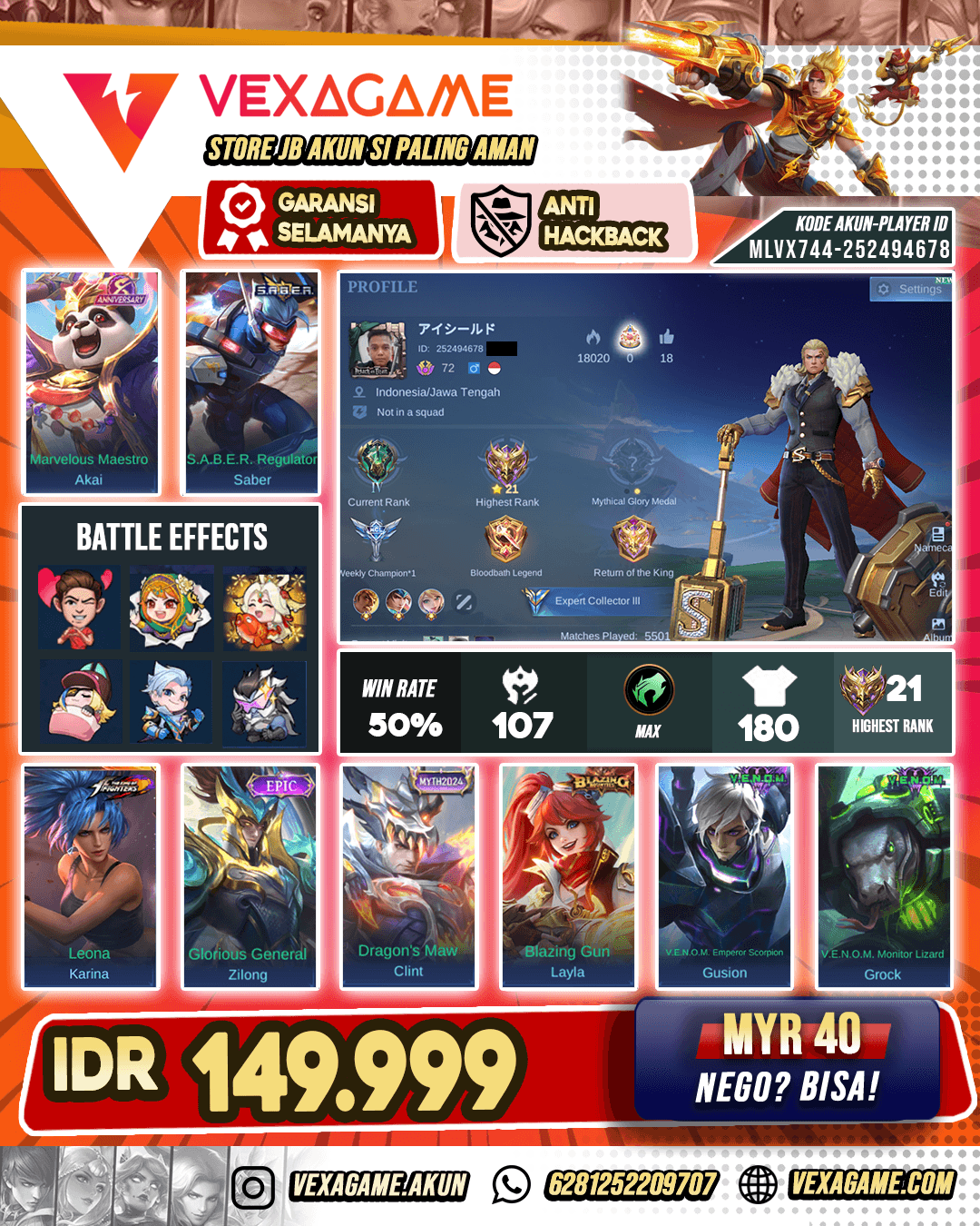 Akun Murah