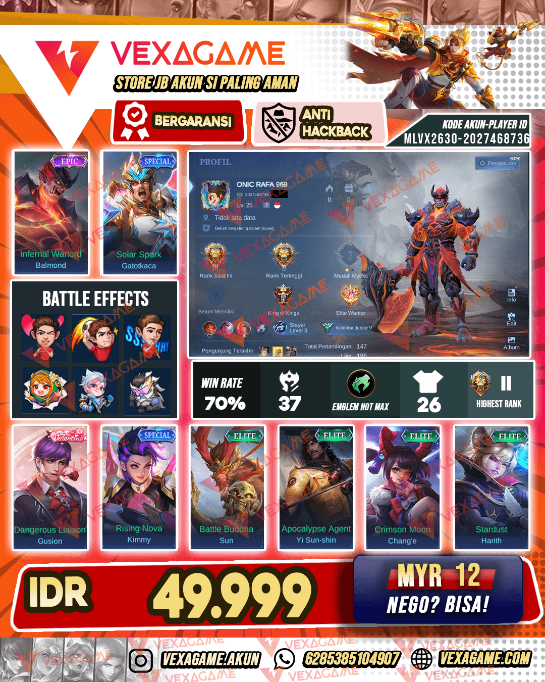 Akun Murah