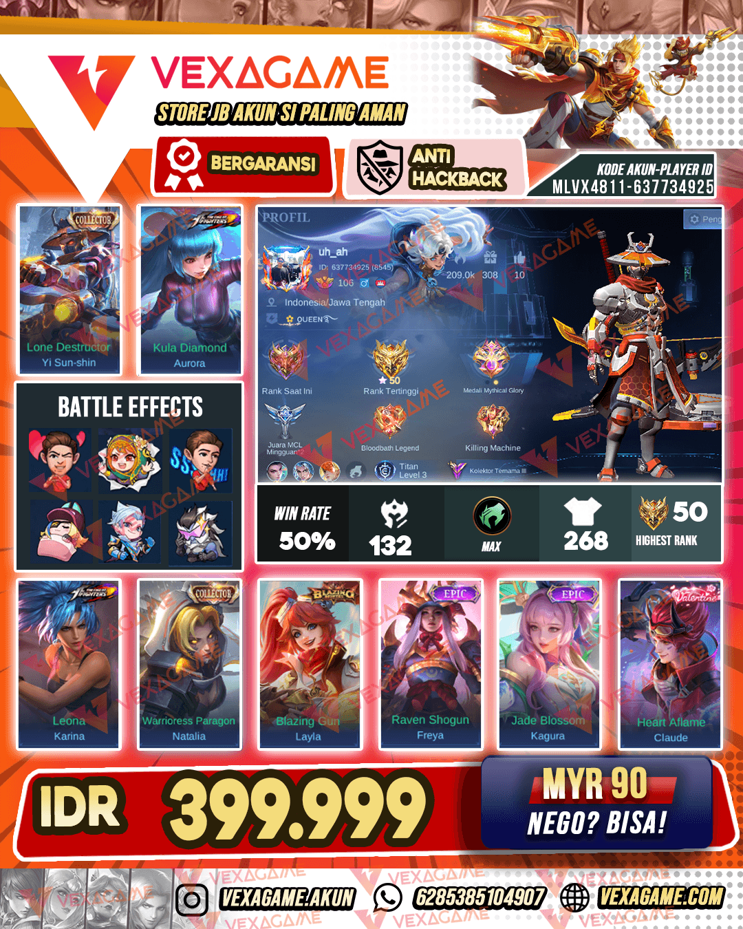 YSS Collector | Aurora KOF | Emblem MAX & Hero MAX