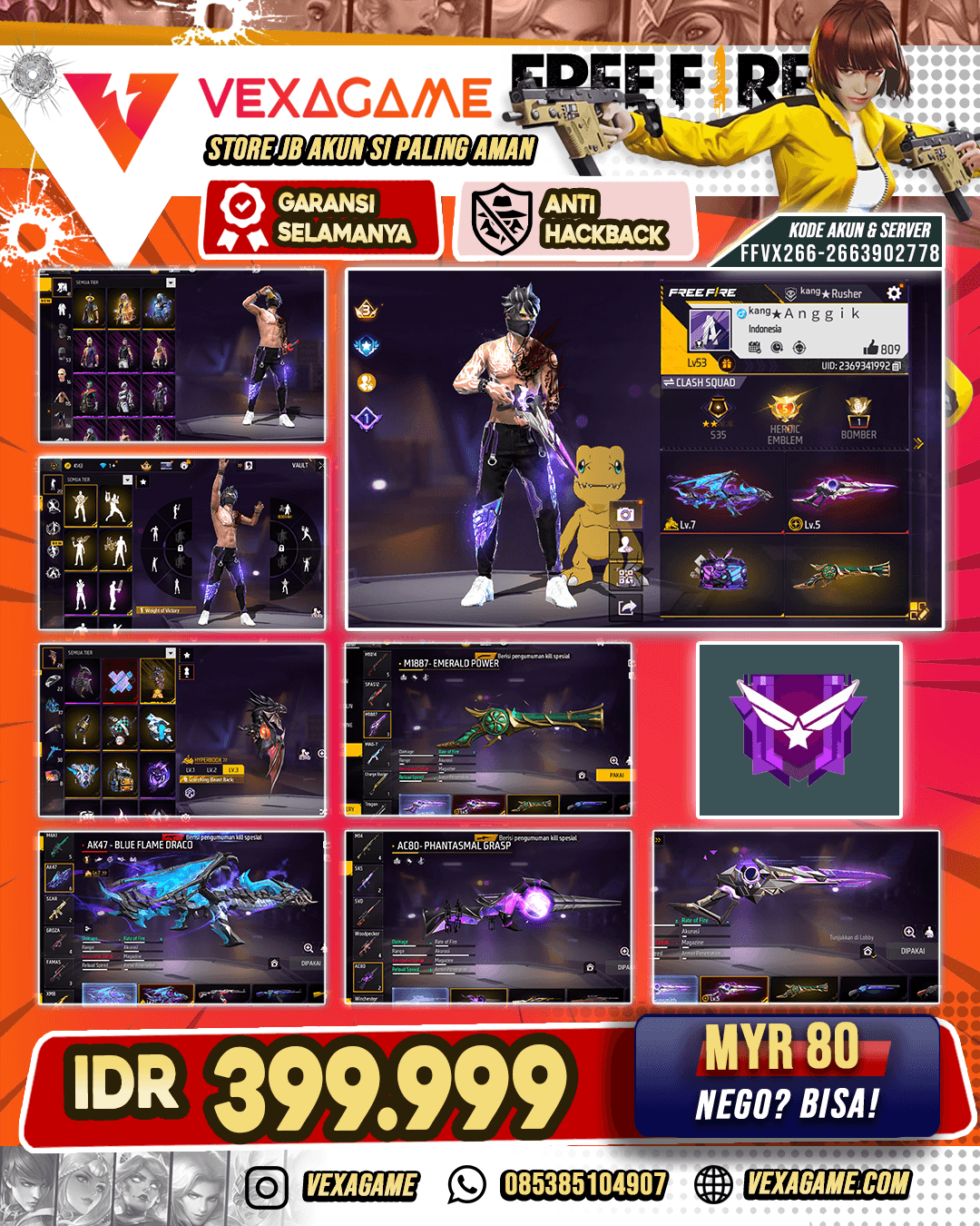 2 EVO 1 MAX | SG Evo X Trompet | Angel ON
