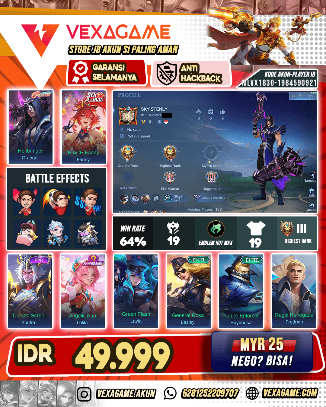 Granger Create Akun Paket Hemat