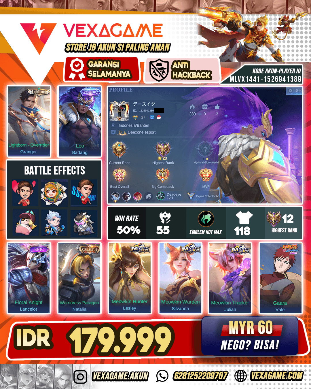 Badang Zodiac | Hayabusa Luckybox