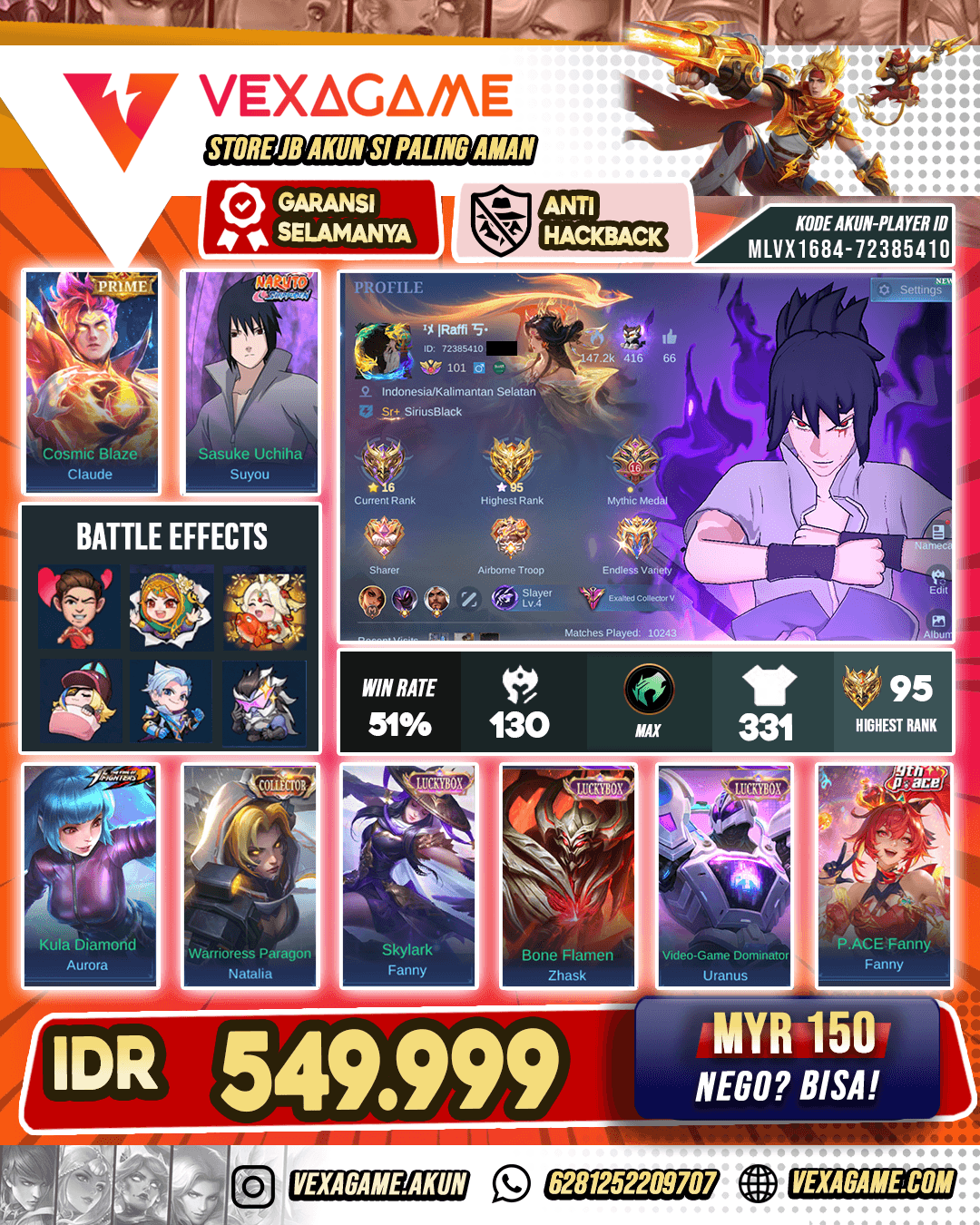 Suyou Sasuke | Kolektor Terhormat Murah