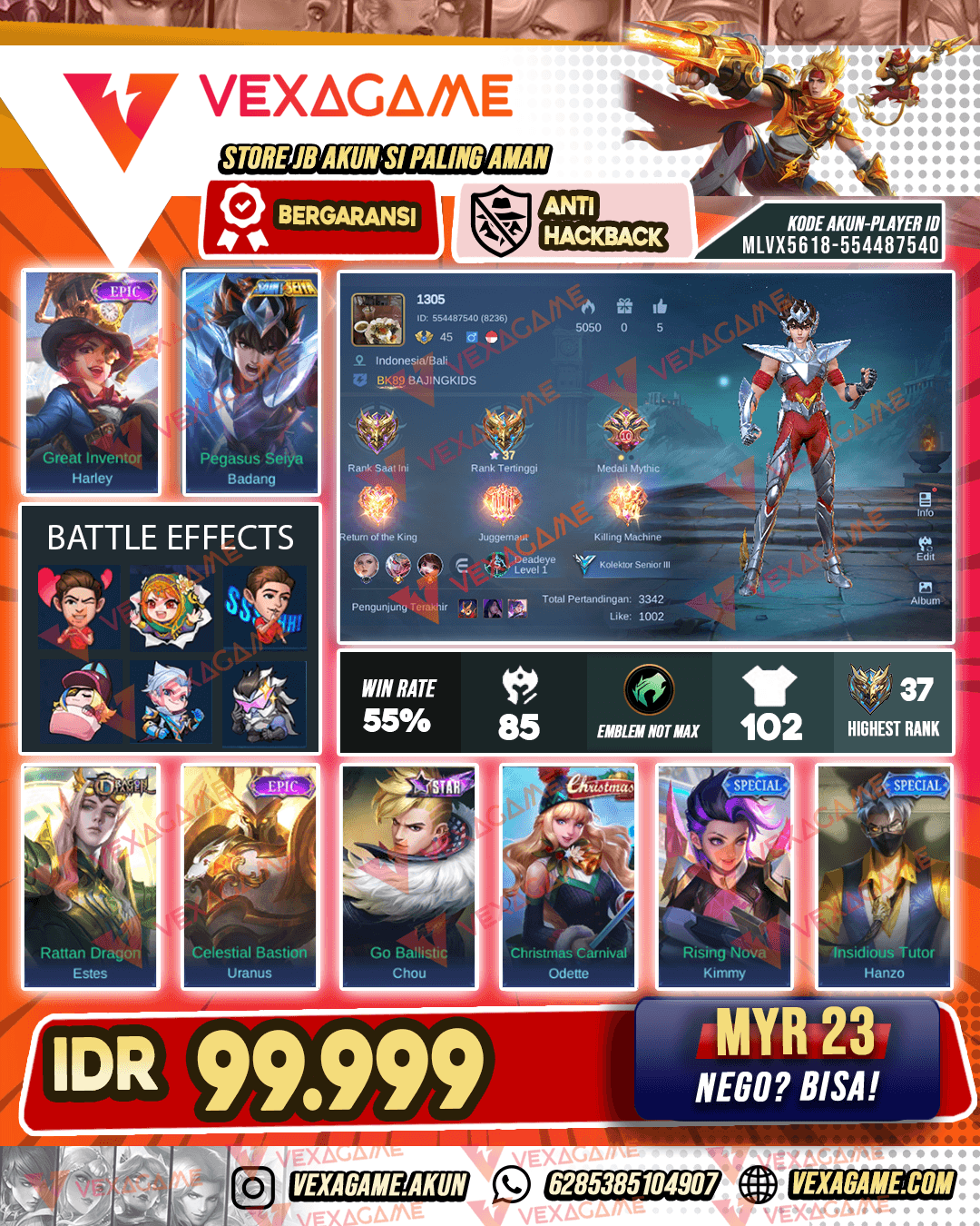 Badang Saint Seiya | Harley Epic