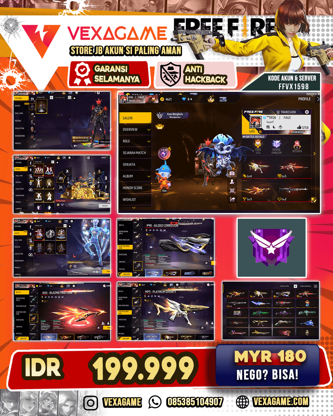 5 EVO 1 OTW MAX | SG LUMUT | VAULT 60+