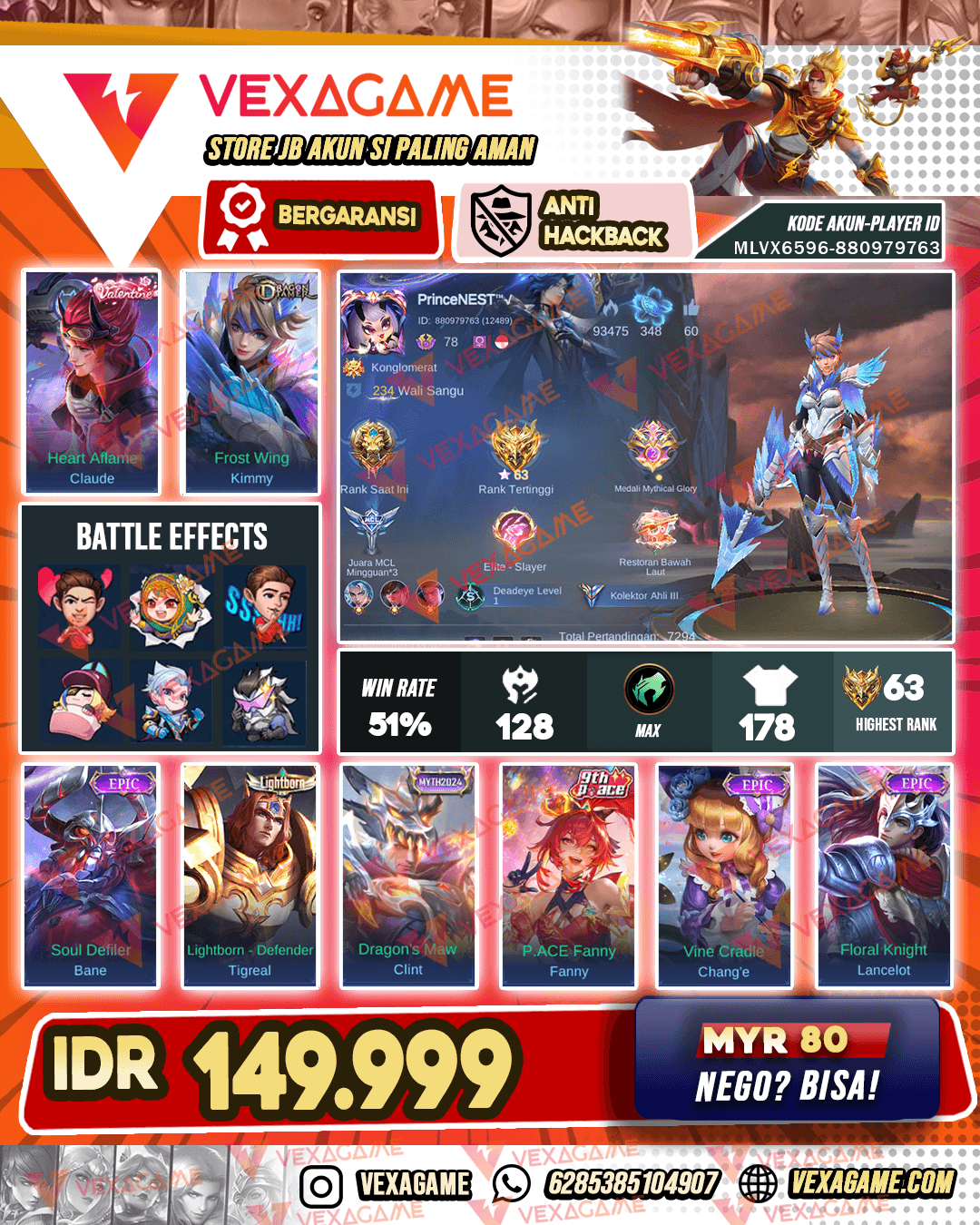 Klimmy Dragon Timer | Claude Valentine | Emblem  MAX