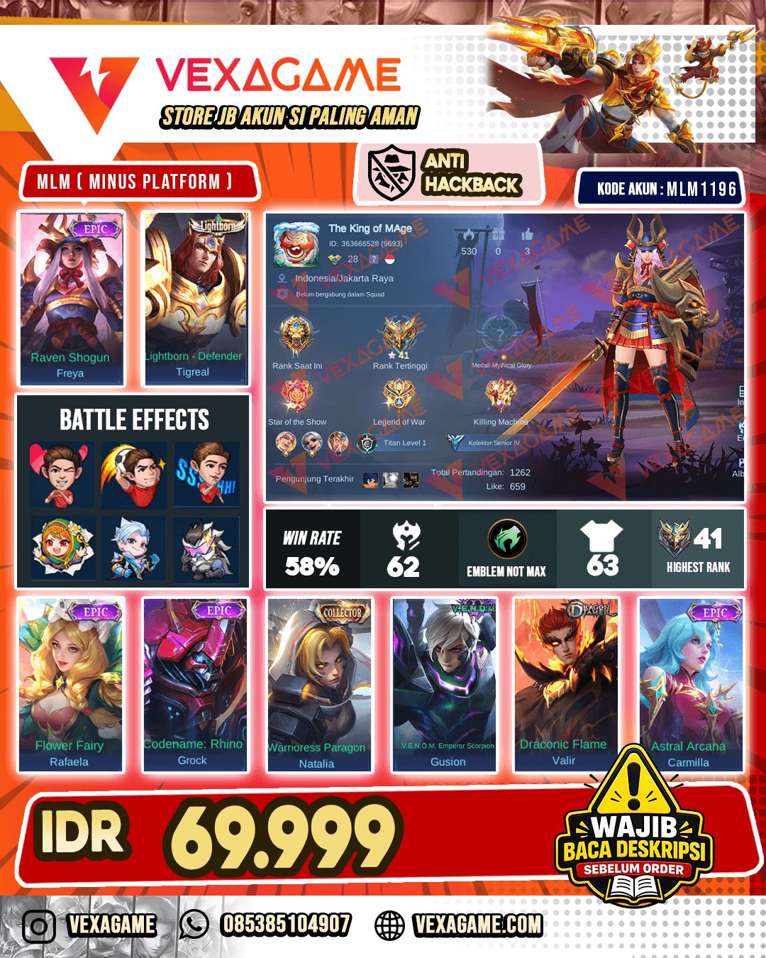 Freya Epic | Tigreal Lightborn