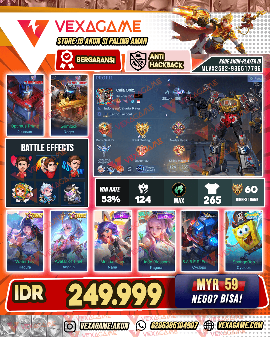 Johnson  Transformers | Kagura Annual Star & Angela Annual Star | Emblem MAX