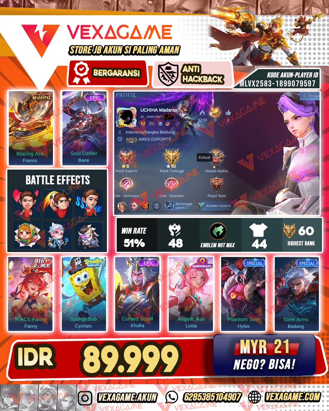 Akun Murah Dana Pelajar | Ex Glory
