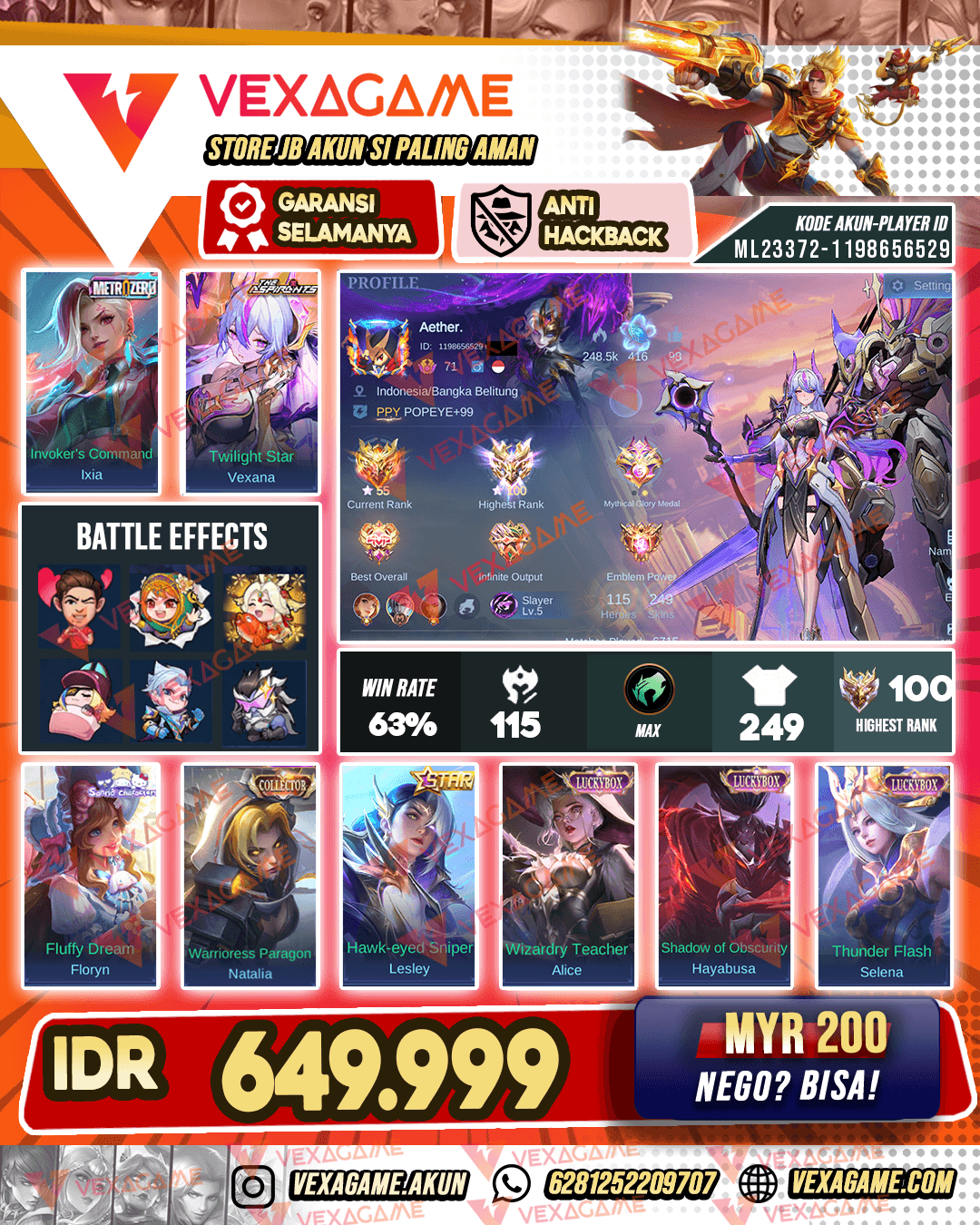 Vexana Asphirant | Ixia Metro Zero