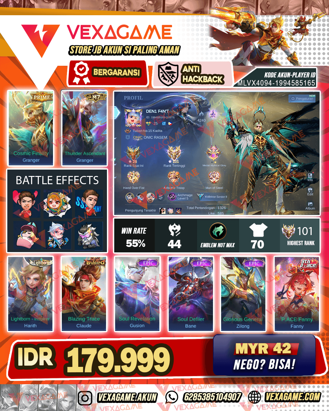 Granger Prime x M7 | Ex Immortal