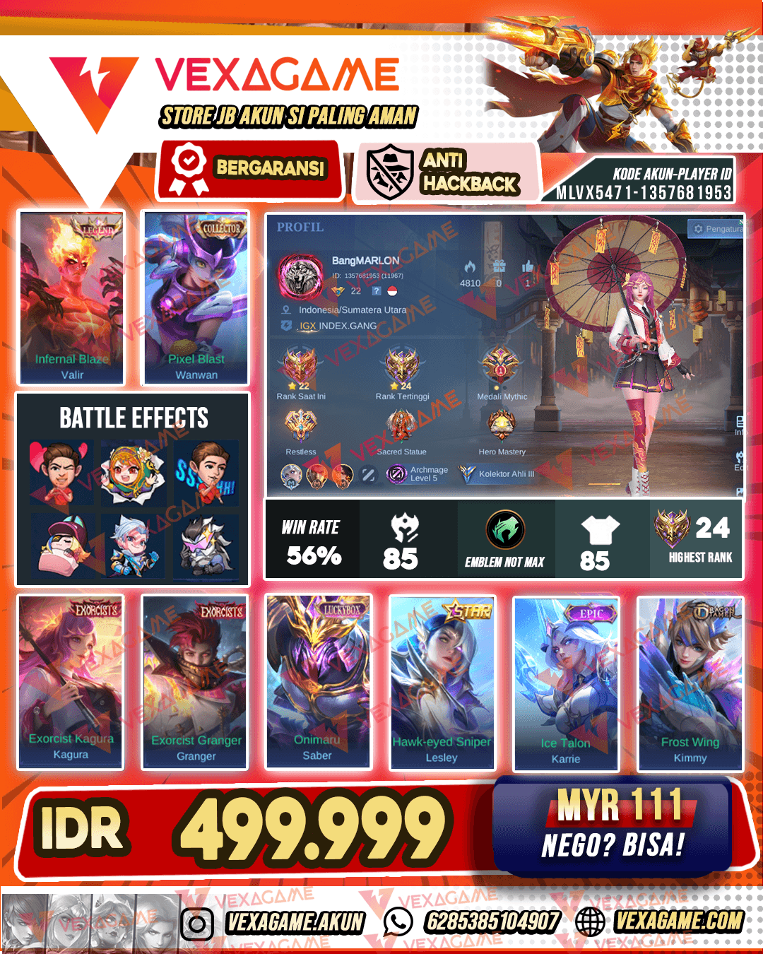 Valir Lagend | Wanwan Collector | 2 Exorcist