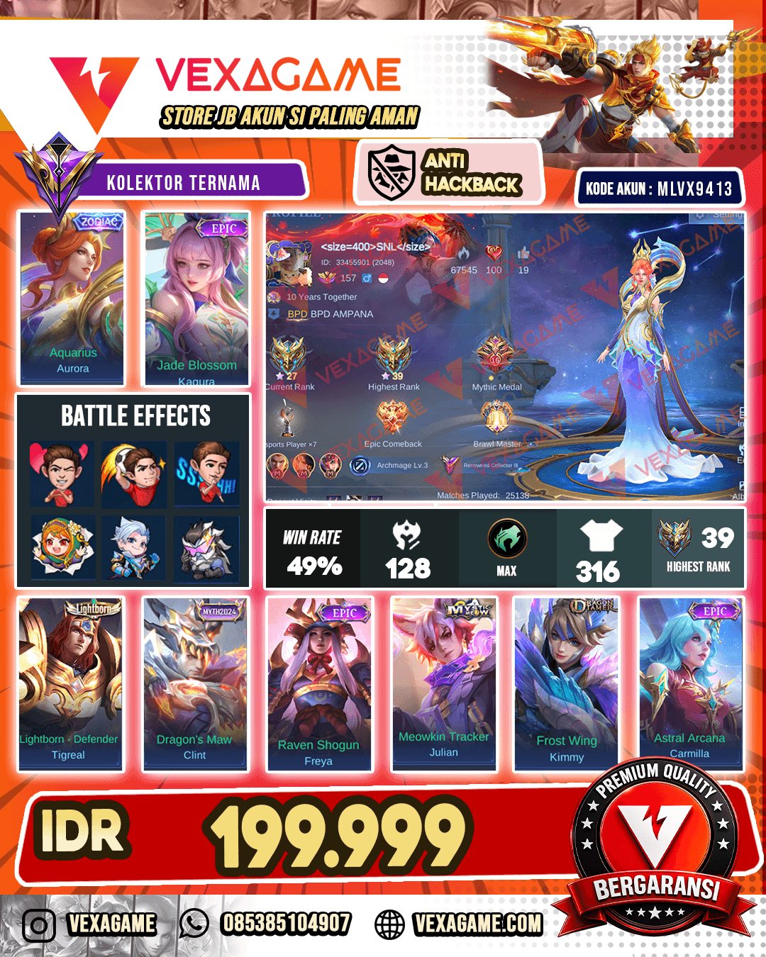 Aurora Zodiac | Kagura Epic
