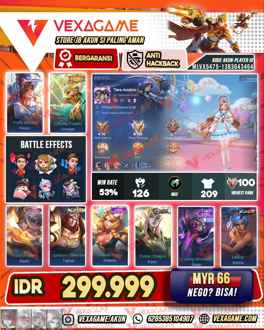 Floryn Sanrio | Granger Prime | Ex Immo | Emblem MAX