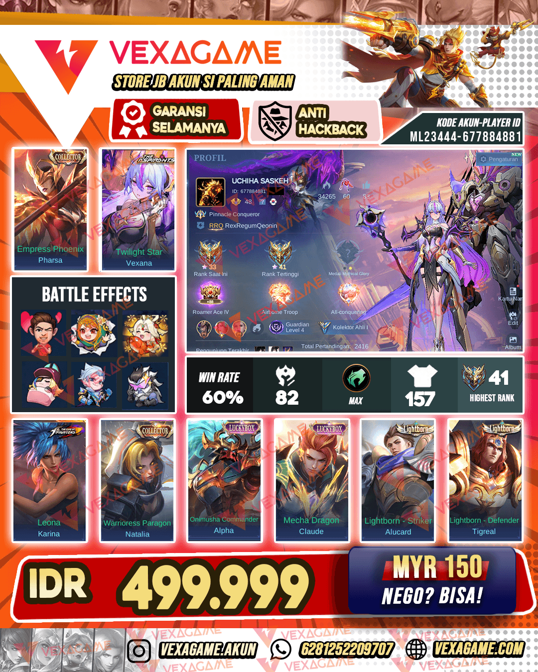 Vexana Asphirant | Parsha CC