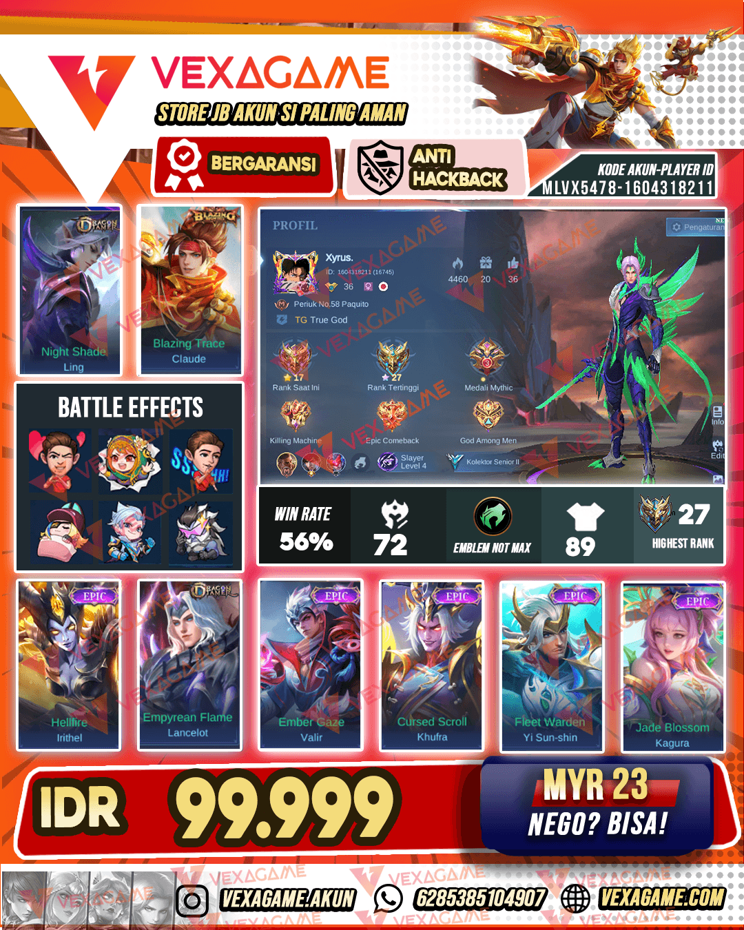 Ling Dragon Timer | Claude Blazing