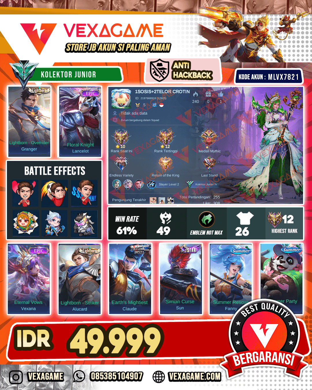 Akun Murah Harga Pelajar
