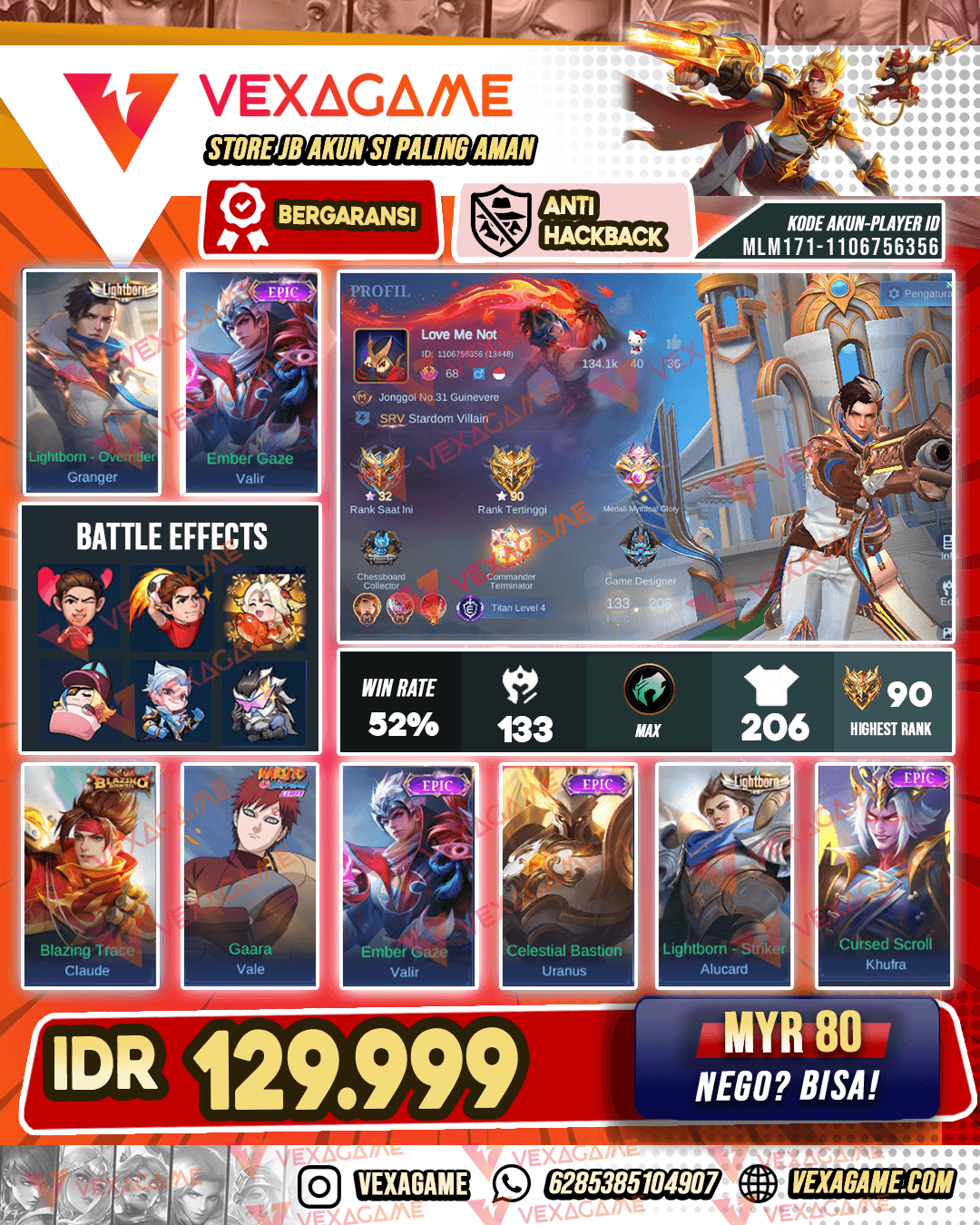 Grangger lightborn | Emblem + Hero MAX