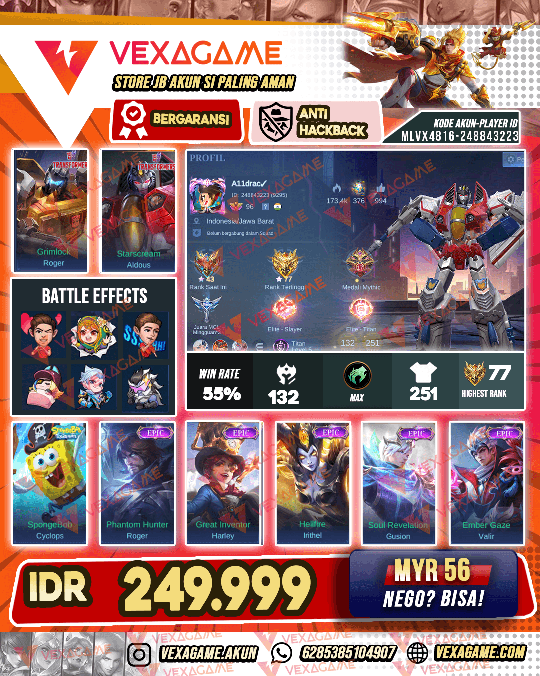 Roger Transformers X Aldous Transformers | Emblem MAX &  Hero MAX