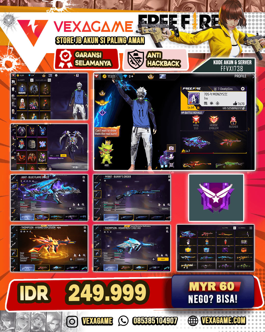 AK47 EVO MAX | VAULT GAGAH FJ V2 ON VAULT 410+ | CELANA ANGEL 2 RASA