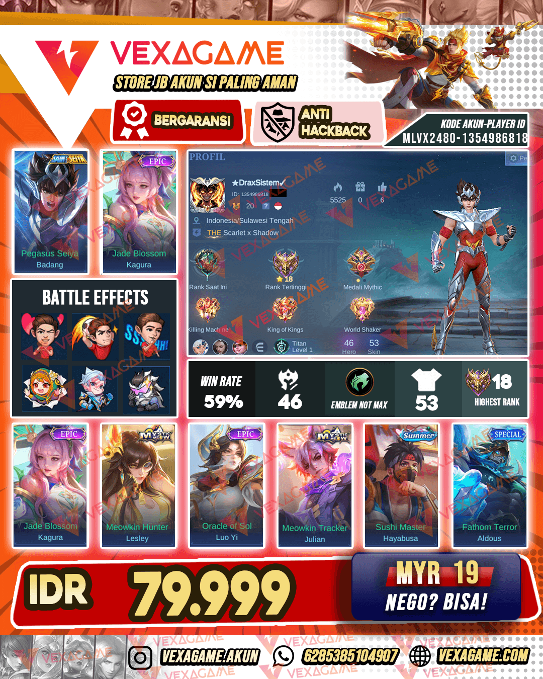 Akun Pelajar Murah