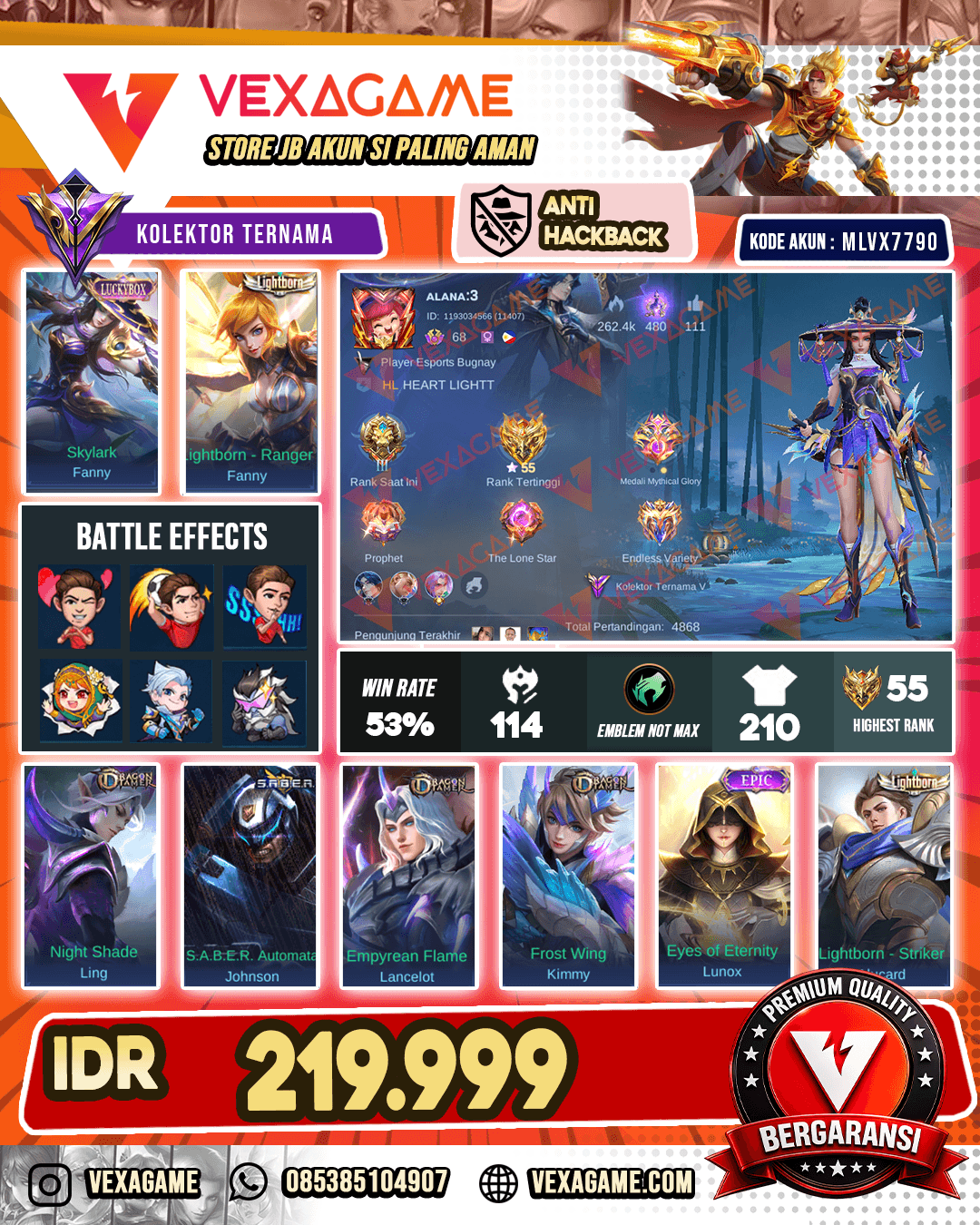Fanny Luckybox x Lightborn | Ling Dragon Tamer