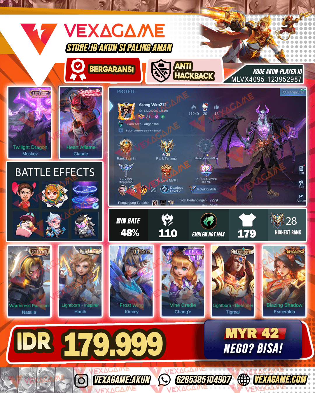 Moskov Luckybox | Claude Valentine