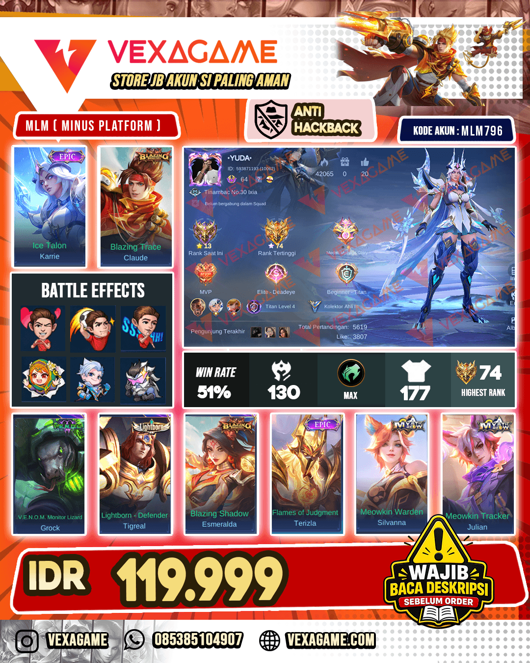 Karrie Epic | Claude Blazing