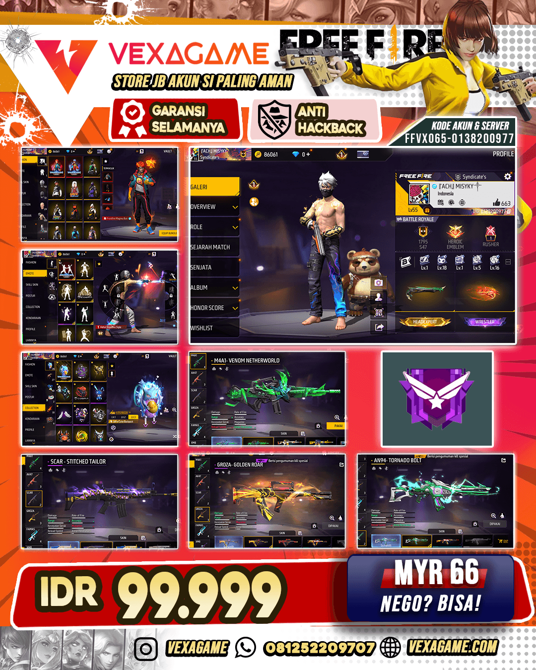 M4A1 Venom Netherworld | Murah