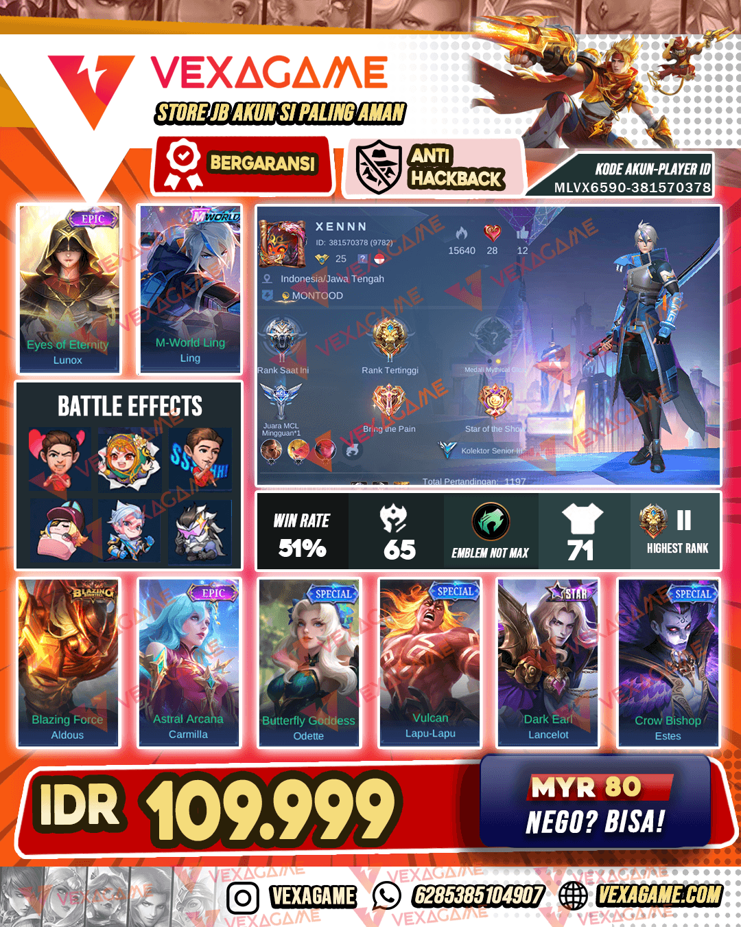 Ling MWORLD | Aldous Blazing|