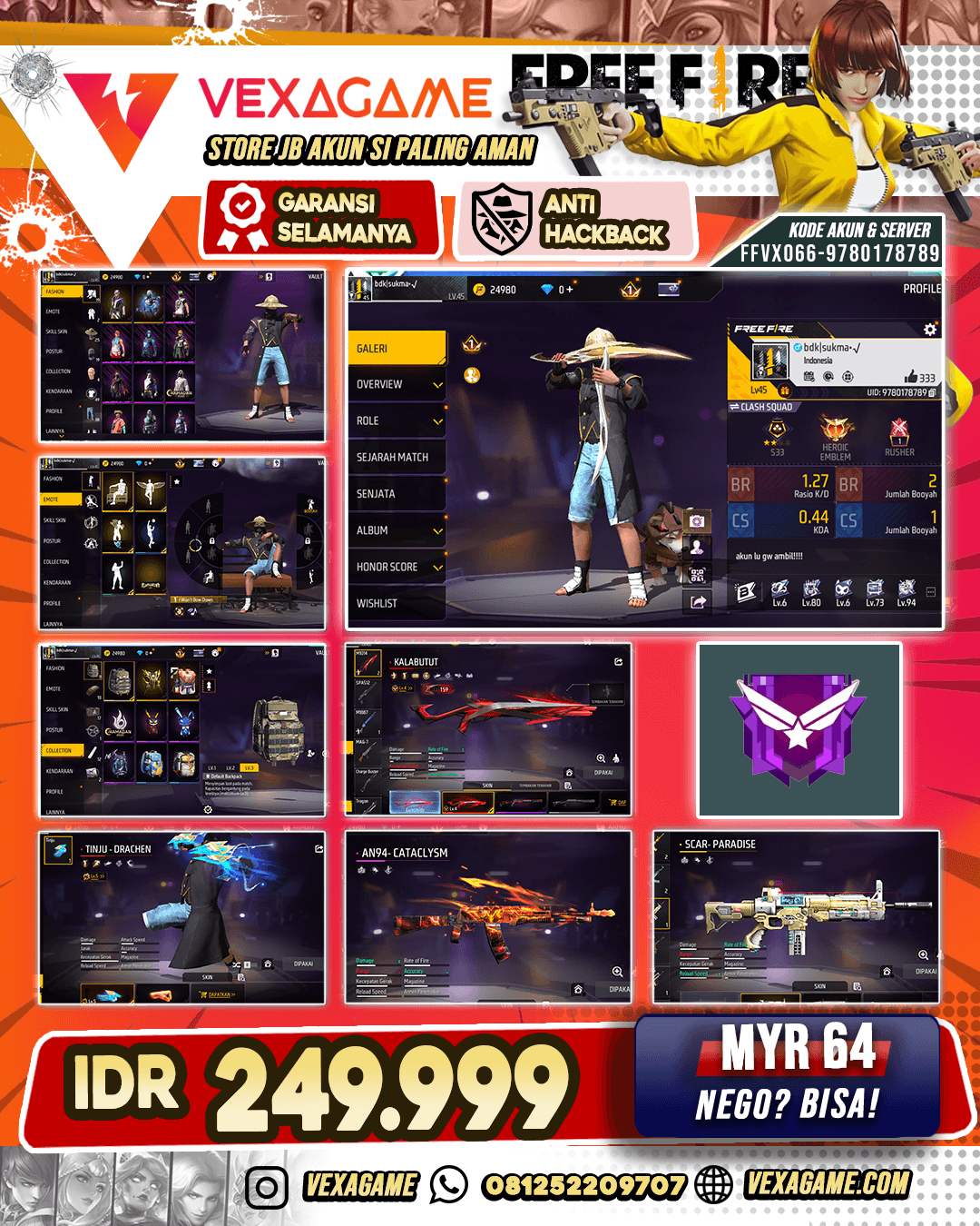 M1014 Kalabutu Lv 4 X SCAR Paradise