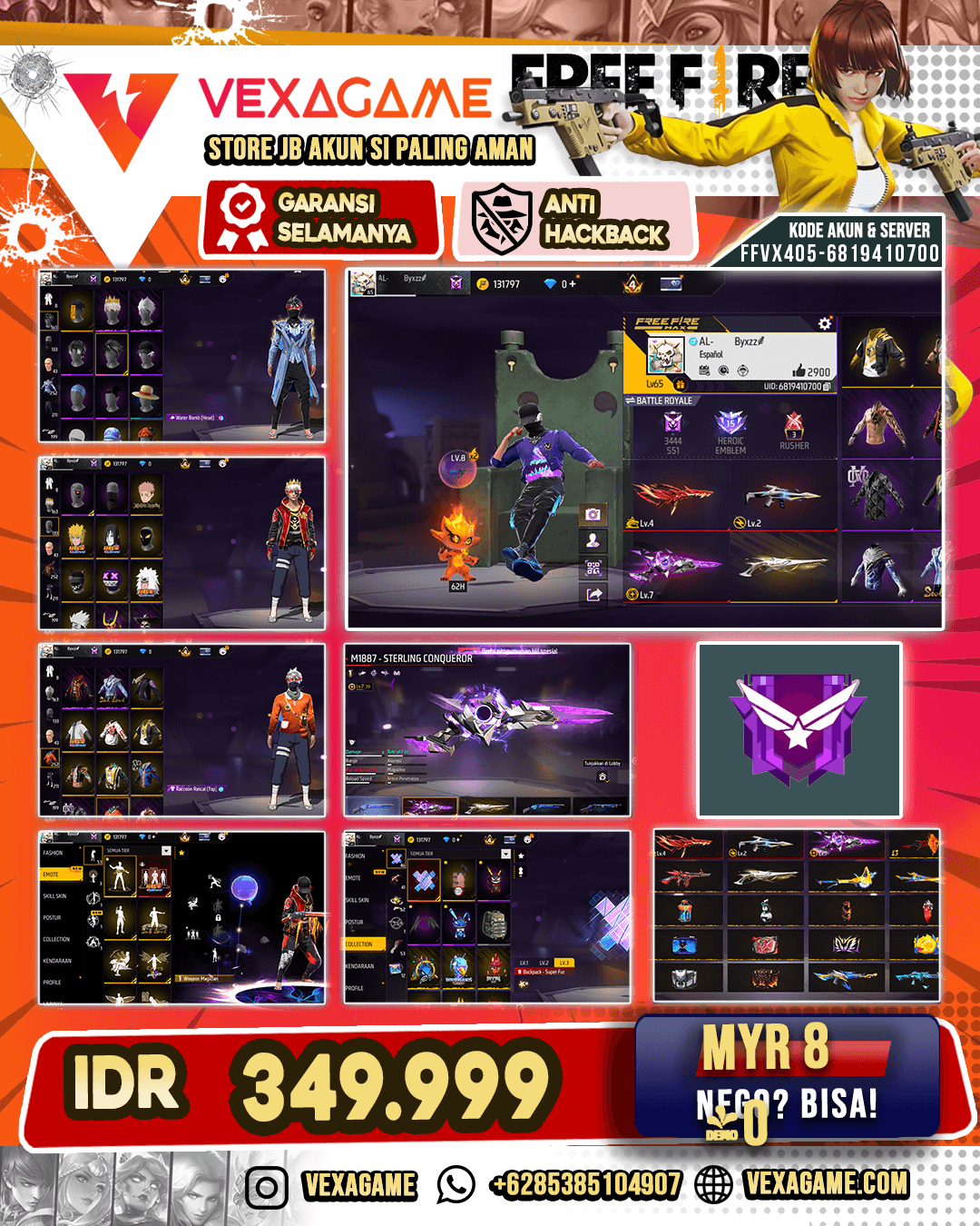 SG Evo MAX | SG Gurun | MP40 Peninggalan Uchiha | Vault 250+