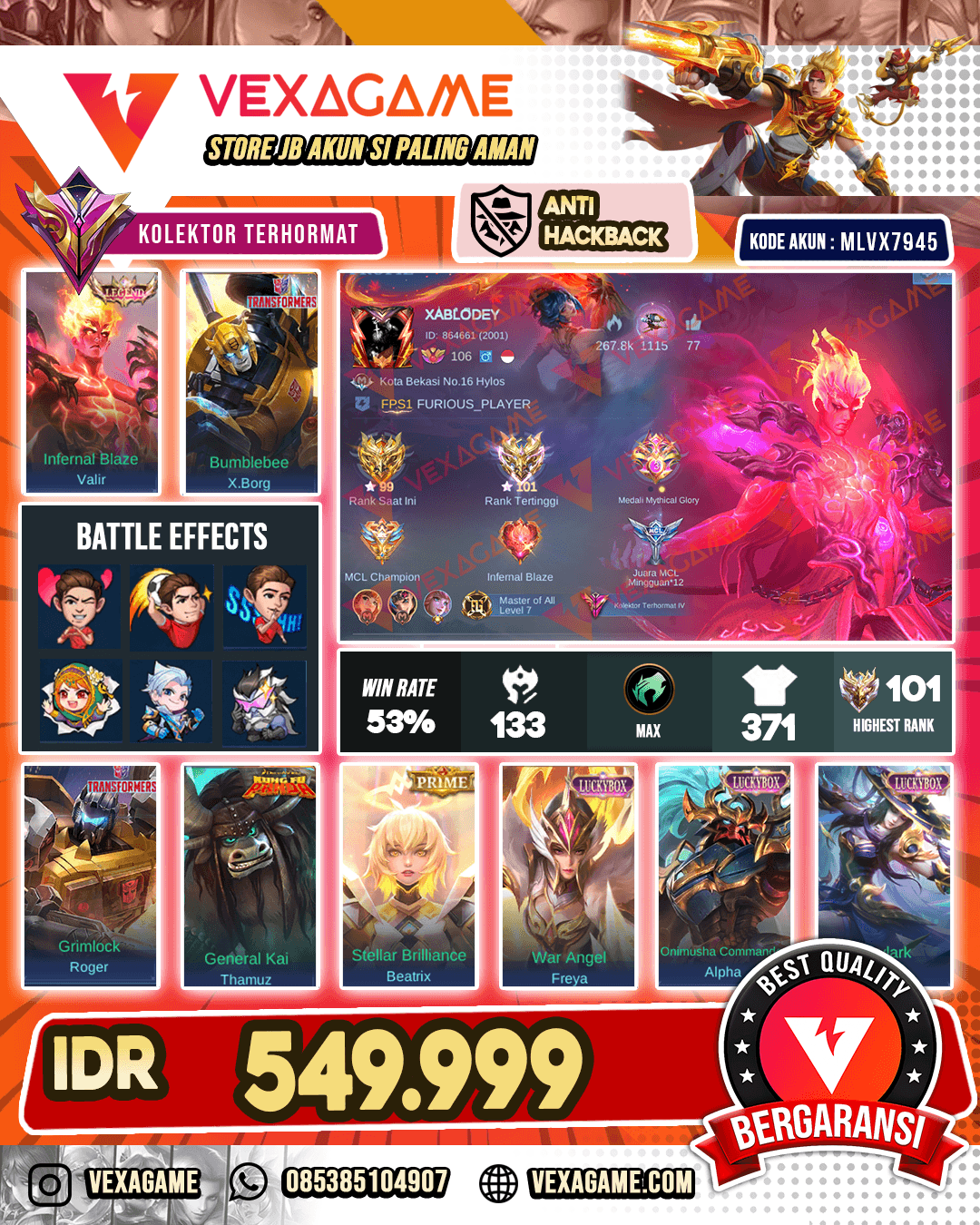 Valir Legend | 2 Transformers | Thamuz Kungfu Panda | 7 Luckybosx