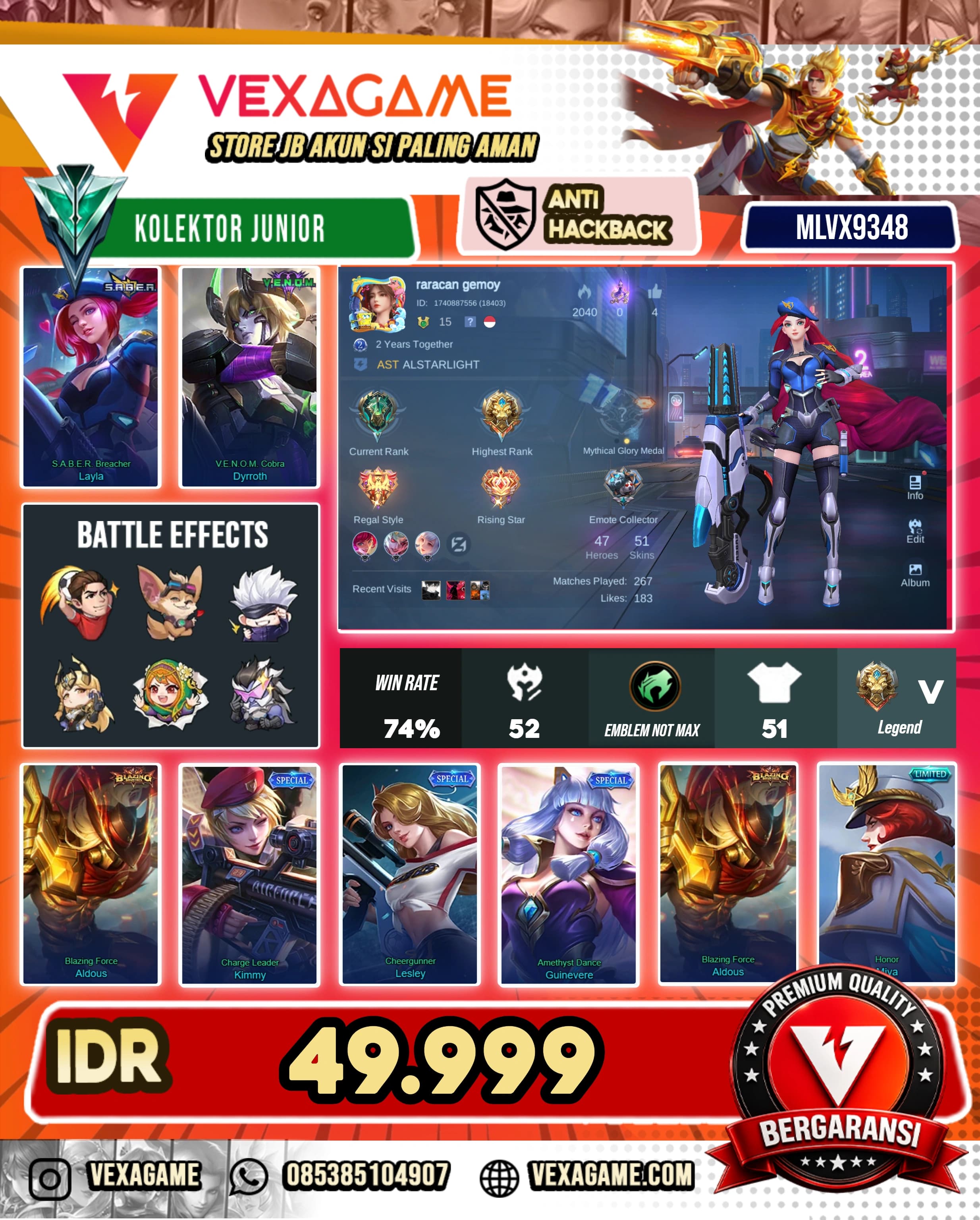 Akun Murah Harga Pelajar