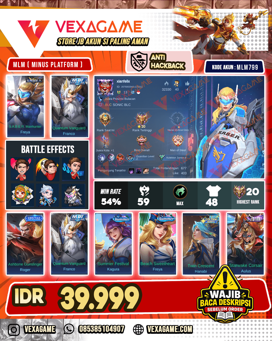 Akun Murah Harga Pelajar