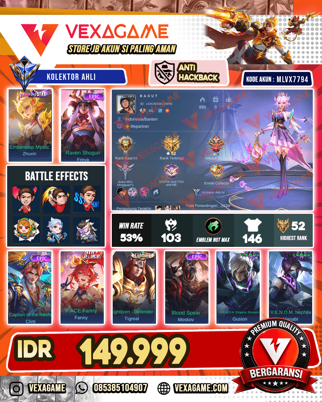 Zhuxin Starlight | Freya Epic