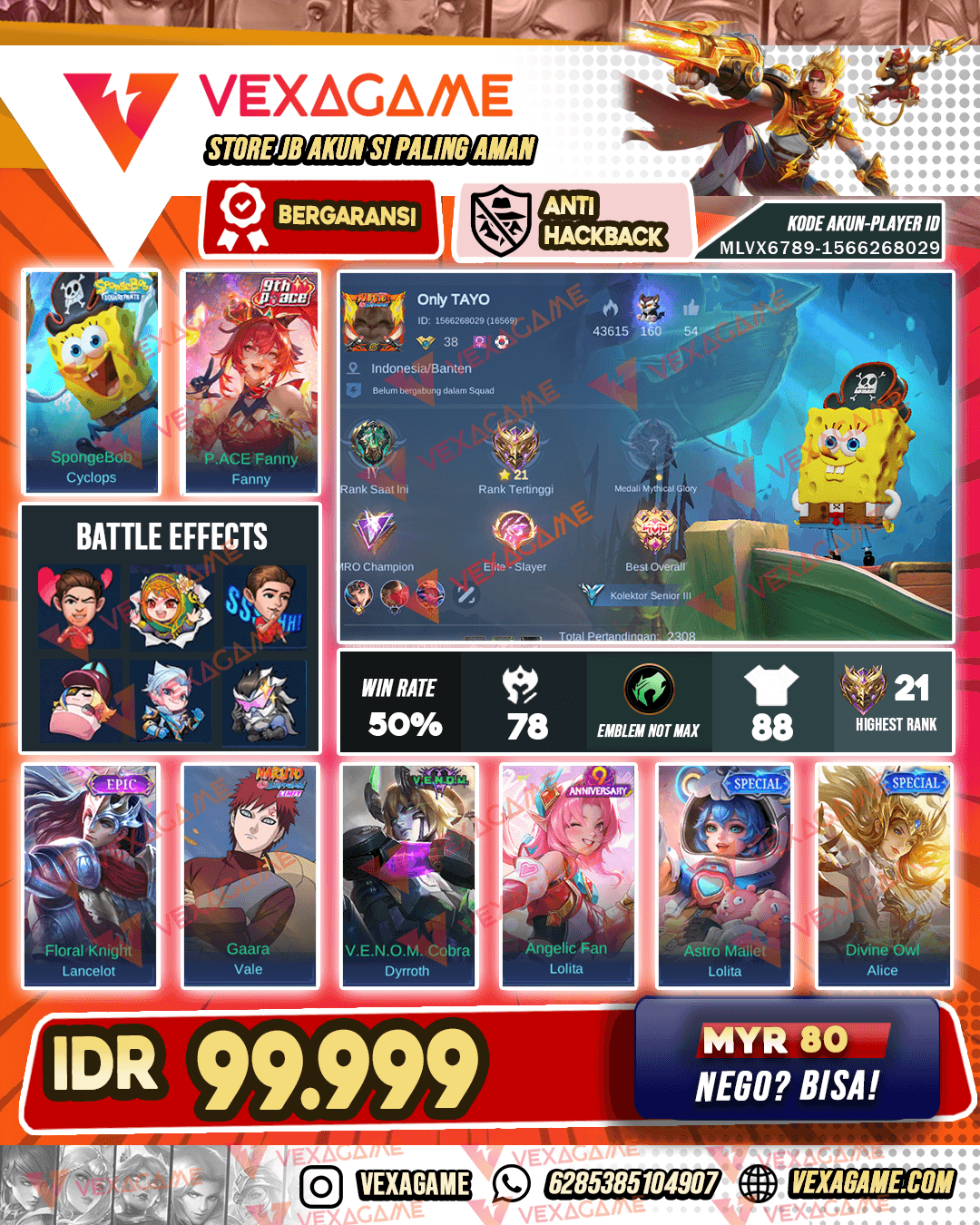 Cyclops Spongebob X Fanny P ACE