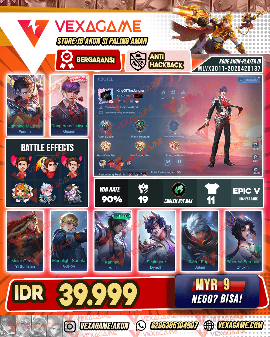 Akun Murah Polosan
