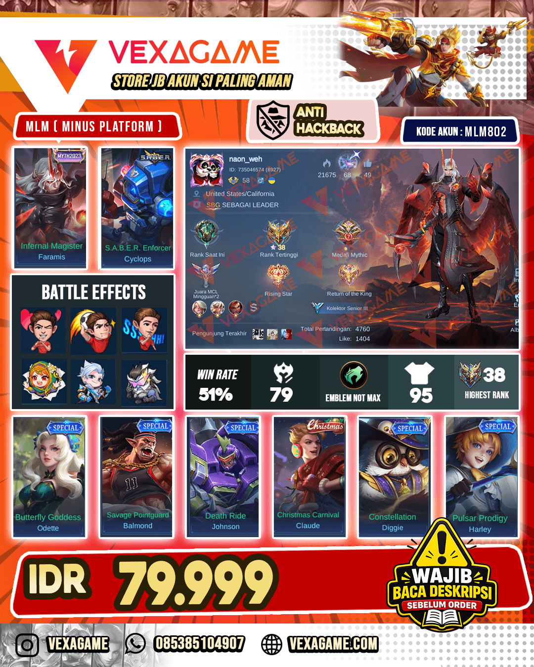 Faramis Myth X Cyclops Saber