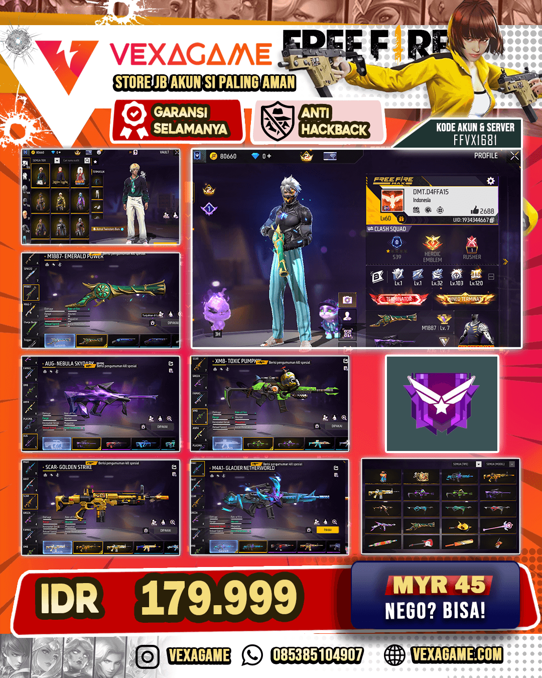 SG Terompet Polosan | Bundle Bandit | Vault 200++