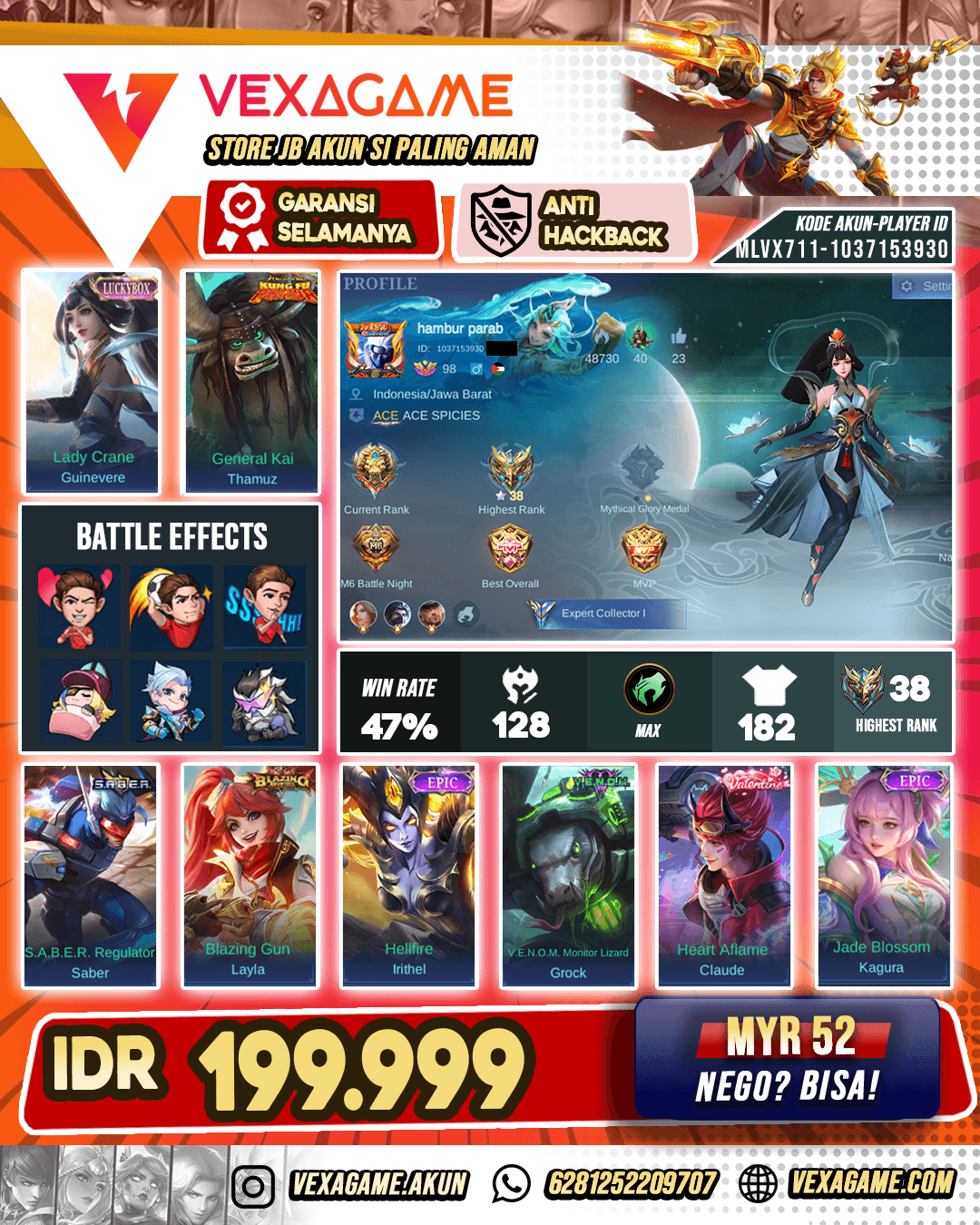Guinevere Lucky Box | Tharmuz Kungfu Panda | Karina KoF